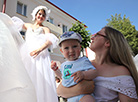 A theatrical procession in Vitebsk