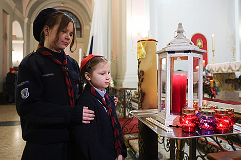 Скауты в столичном Архикафедральном костеле имени Пресвятой Девы Марии