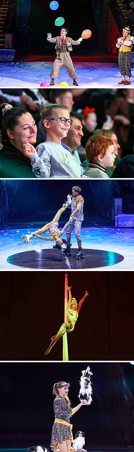 Благотворительное представление для детей из Минска в Белгосцирке