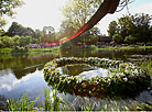 The biggest Kupala Night flower wreath in Belarus