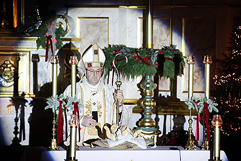 Праздничное богослужение в минском Кафедральном соборе Пресвятой Девы Марии