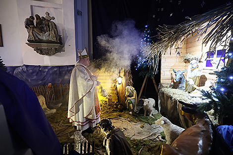 Калядная служба ў Фарным касцёле Гродна