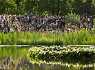 The biggest Kupala Night flower wreath in Belarus 