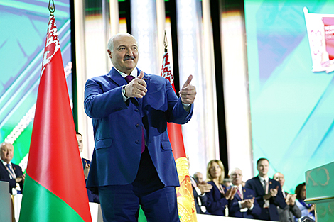 Александр Лукашенко на втором заседании VII Всебелорусского народного собрания