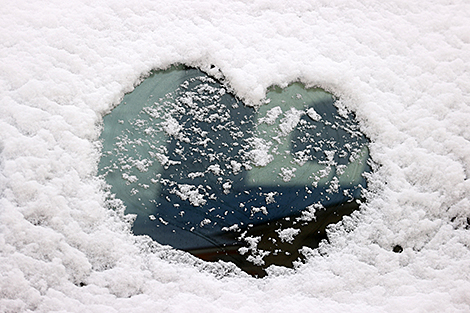 Февральский снег в Гродно