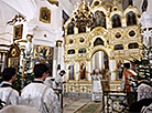 Рождественское богослужение в Свято-Духовом кафедральном соборе в Минске