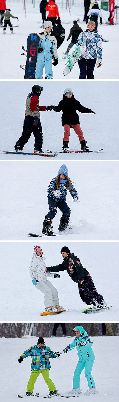 Зимний отдых на горнолыжном курорте 
