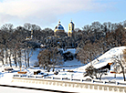 Морозный зимний день в Гомеле