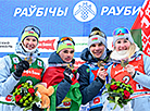 Каманда Беларусі выйграла змешаную эстафету на дамашнім этапе Кубка Садружнасці