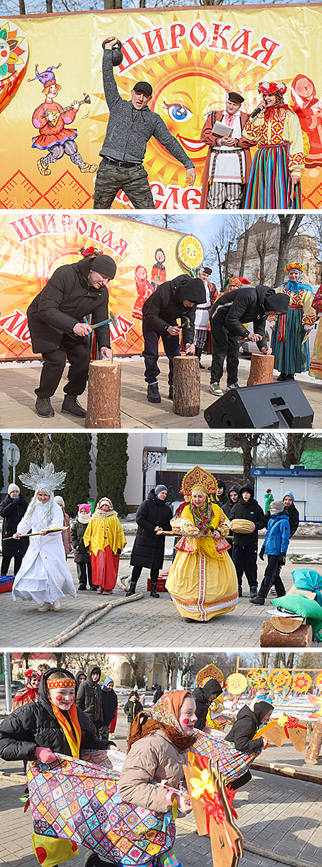 Maslenitsa festivities in Berestovitsa District