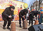 Maslenitsa festivities in Berestovitsa District