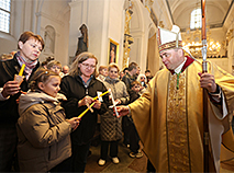 Belarusian Catholics celebrate Easter