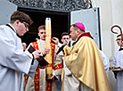 Easter vigil at St. Francis Xavier Cathedral in Grodno