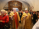 Easter vigil at St. Francis Xavier Cathedral in Grodno