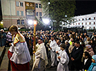 Divine service at the Church of the Exaltation of the Holy Cross in Brest