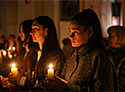 Divine service at the Church of the Exaltation of the Holy Cross in Brest