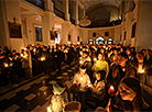 Divine service at the Church of the Exaltation of the Holy Cross in Brest
