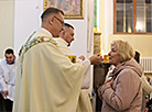 Divine service at the Church of the Exaltation of the Holy Cross in Brest