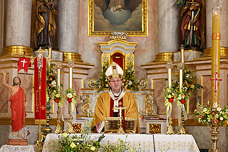 Festive liturgy at the Cathedral of Saint Virgin Mary in Minsk