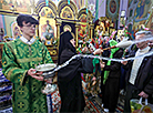 Вербная нядзеля ў гродзенскім Свята-Раства-Багародзічным мітрапаліцкім жаночым манастыры