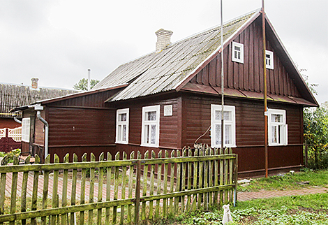Дом у вёсцы Камароўка, дзе нарадзіўся Пётр Клімук