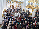 Святочнае богаслужэнне ў віцебскім Свята-Успенскім кафедральным саборы