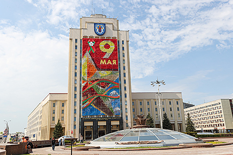 Упрыгажэнні да Дня Перамогі ў Мінску