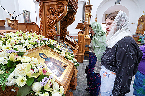 Мощи преподобной Евфросинии Полоцкой – главная святыня Спасо-Евфросиниевского женского монастыря 