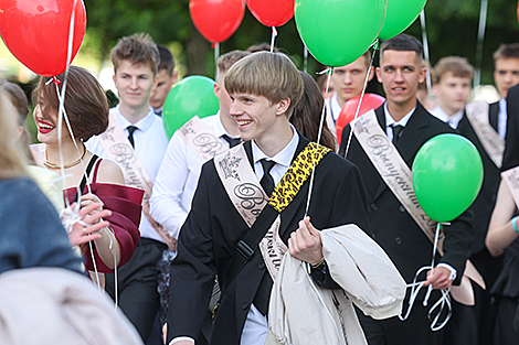 Выпускной вечер-2026 в центре города Гродно 