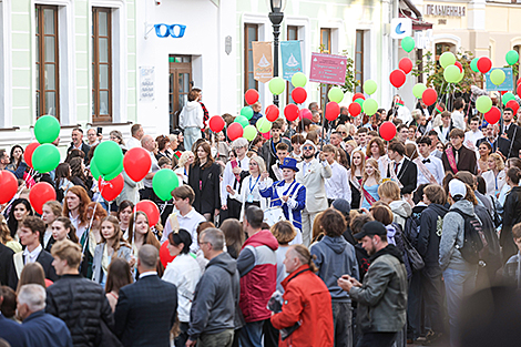 Выпускной вечер-2026 в центре города Гродно 