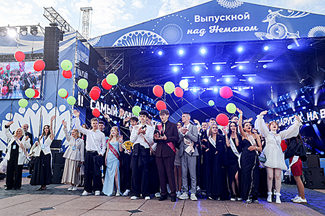Выпускной вечер-2026 в центре города Гродно 
