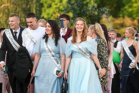 Выпускной вечер-2026 в центре города Гродно 