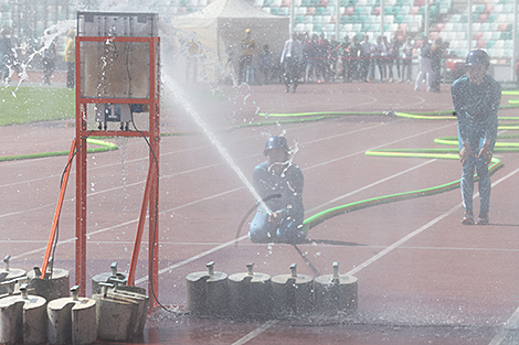International competition in fire-applied sport in Minsk 