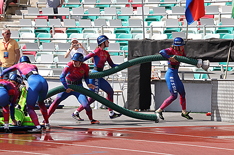 International competition in fire-applied sport in Minsk 