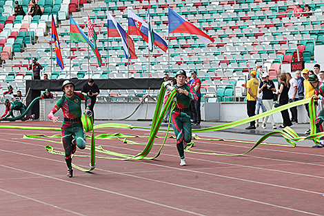 International competition in fire-applied sport in Minsk 