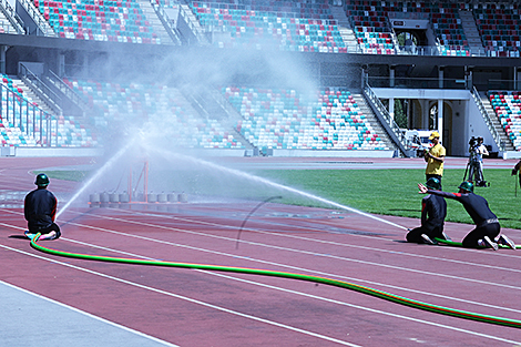 International competition in fire-applied sport in Minsk 