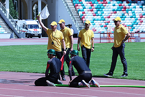 International competition in fire-applied sport in Minsk 