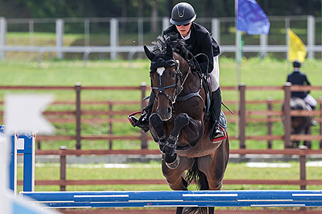 Jumping World Cup stage of the Eurasian League in Ratomka