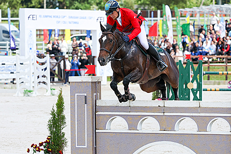 Jumping World Cup stage of the Eurasian League in Ratomka