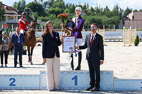 Jumping World Cup stage of the Eurasian League in Ratomka