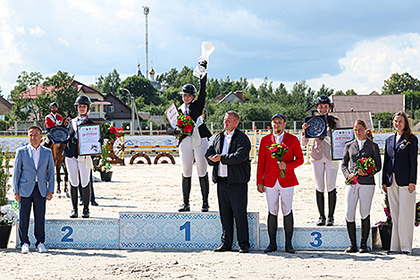 Jumping World Cup stage of the Eurasian League in Ratomka