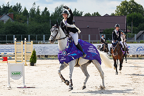 Jumping World Cup stage of the Eurasian League in Ratomka
