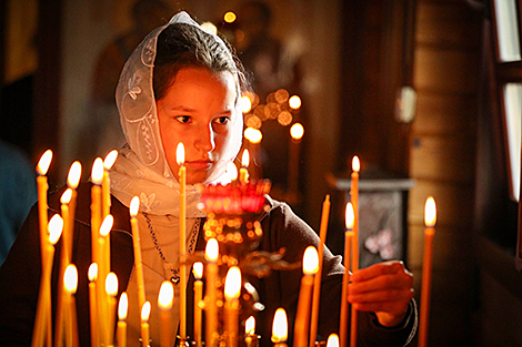 A festive liturgy at the Minsk church of St. Nicholas of Japan