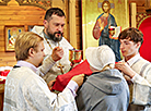 A festive liturgy at the Minsk church of St. Nicholas of Japan