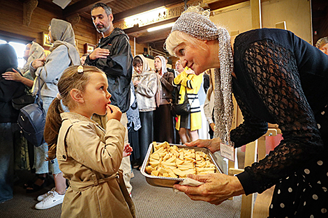 A festive liturgy at the Minsk church of St. Nicholas of Japan