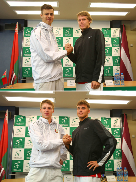 Yaroslav Shilo and Mikelis Libietis