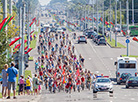 Biking in Heels parade in Brest
