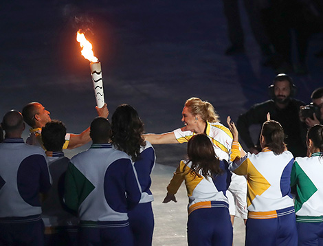 Grand opening of the 31st Summer Olympic Games in Rio de Janeiro