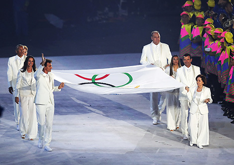 The opening ceremony of the Olympic Games 2016 in Rio