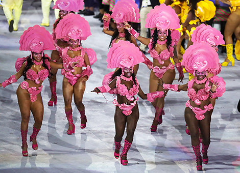 Opening ceremony of the 2016 Olympic Games in Rio